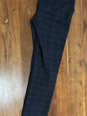 Liverpool Women's Pants, 4/27, Plaid Dark